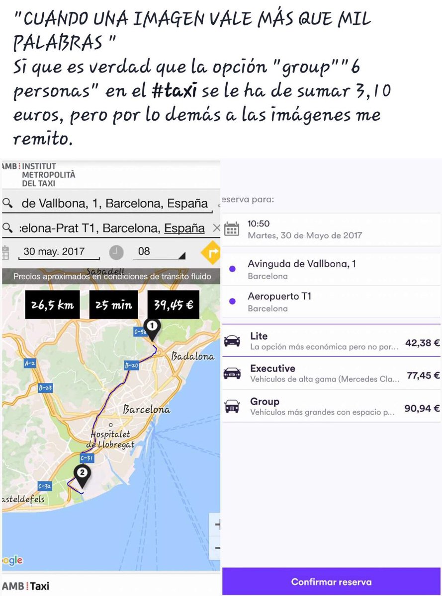 arty1167's tweet photo. Me parto cuando leo "el monopolio del taxi, que se joda el #Taxi..." Esto es hoy de Cabify en Barna ¿lo vais a pagar? #Taxienlucha #30MM30 https://t.co/ZCCnoQmFWx