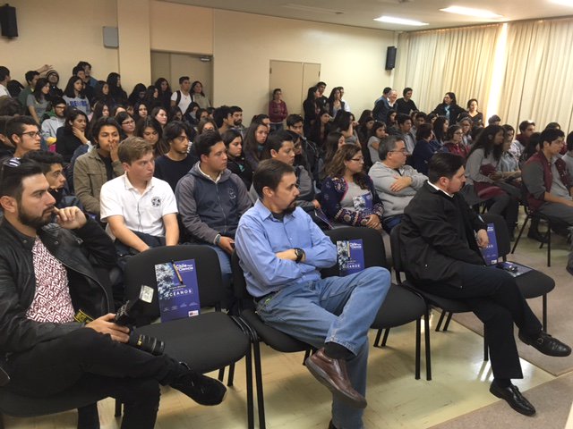 Proyecto_3Di's tweet photo. [AHORA] Lanzamiento #AñodelosOcéanos #Tema2017 @exploraconicyt @UCNorte  panel "Nuestros océanos, nuestro futuro: una mirada ecosistémica" https://t.co/E1zzTtx2wu