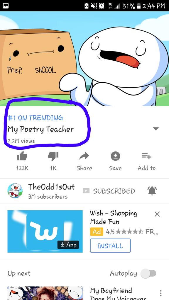 KillTheMoon28's tweet photo. @theodd1sout congrats on being first in trending!!! :D https://t.co/Xgzg5SbWet