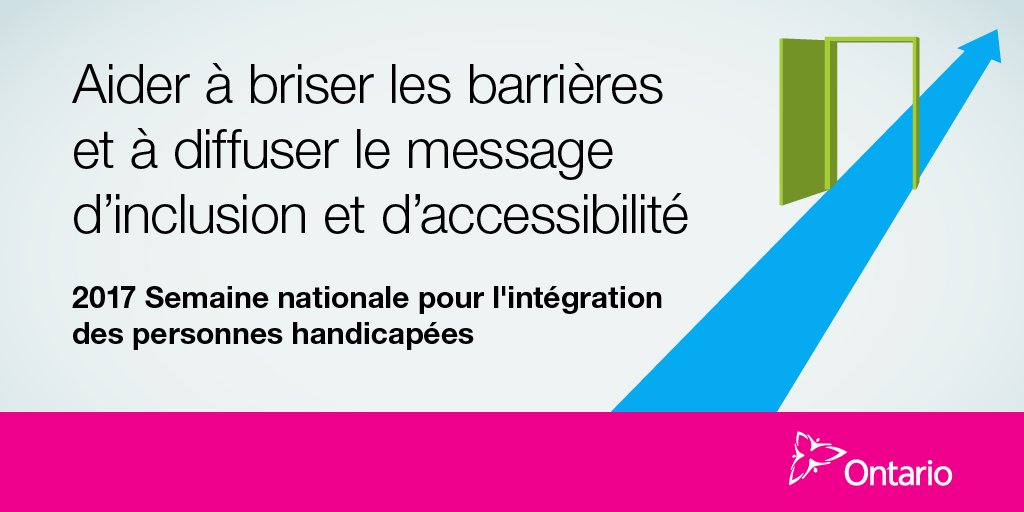 ONAideSociale's tweet photo. 28 mai-3 juin Semaine nationale pour l'intégration des personnes handicapées! Un message d'inclusion et d'accessibilité #SNIPH https://t.co/H9ZPgL1PgP