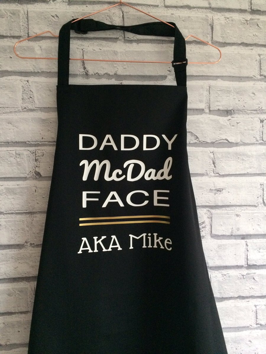 4walldesigns's tweet photo. #FathersDay #personalised #gift   #apron for those #daddy #chefs! ❤️this one is for my #exhusband, was my daughters idea.. 😂😂😂 https://t.co/2Ex1yv7eYl