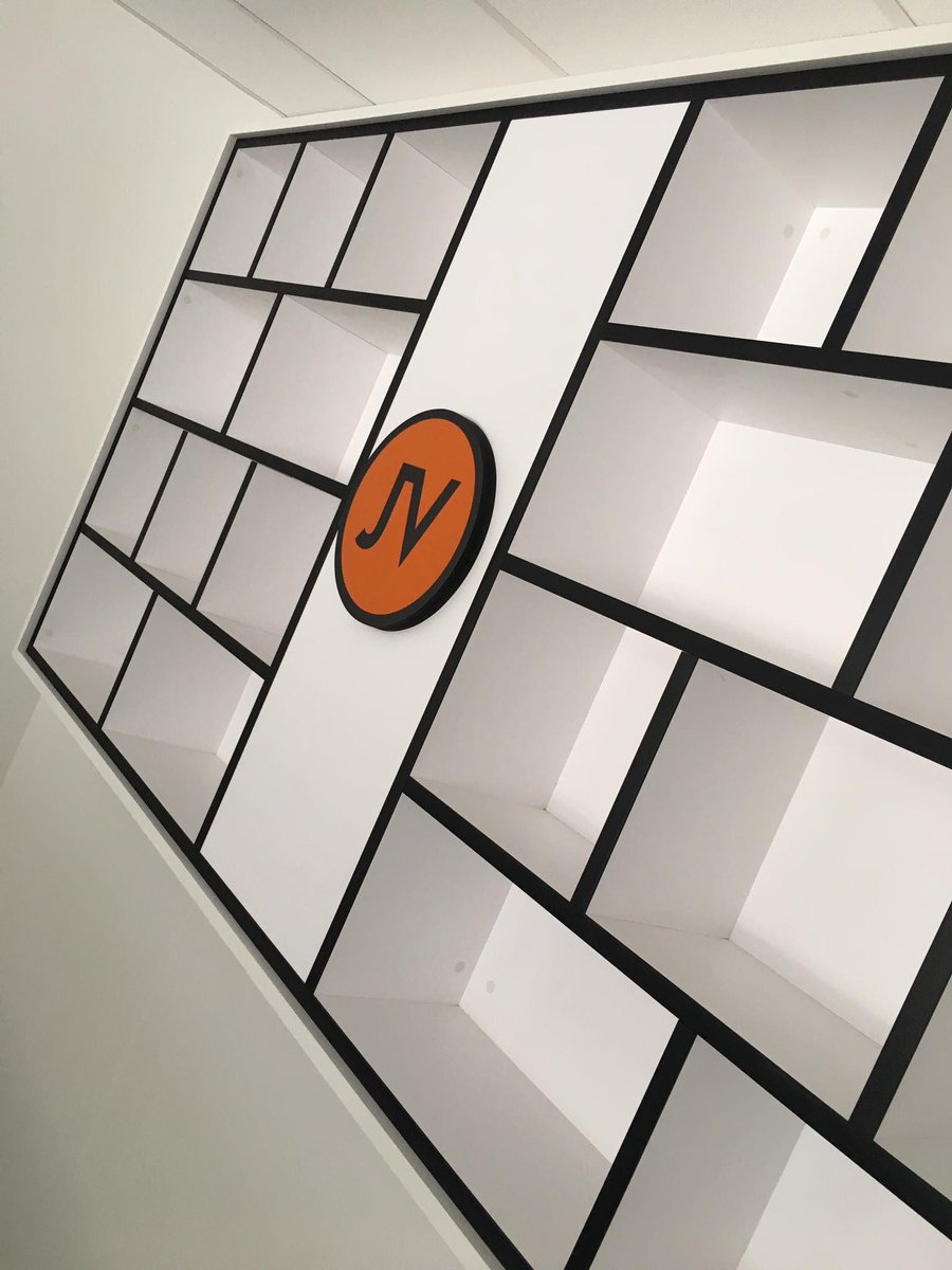 EliteConst1's tweet photo. Recently installed joinery items, white high gloss counter with black counter top &amp; alpine white with black edging product display cabinet https://t.co/bmosFin9rm
