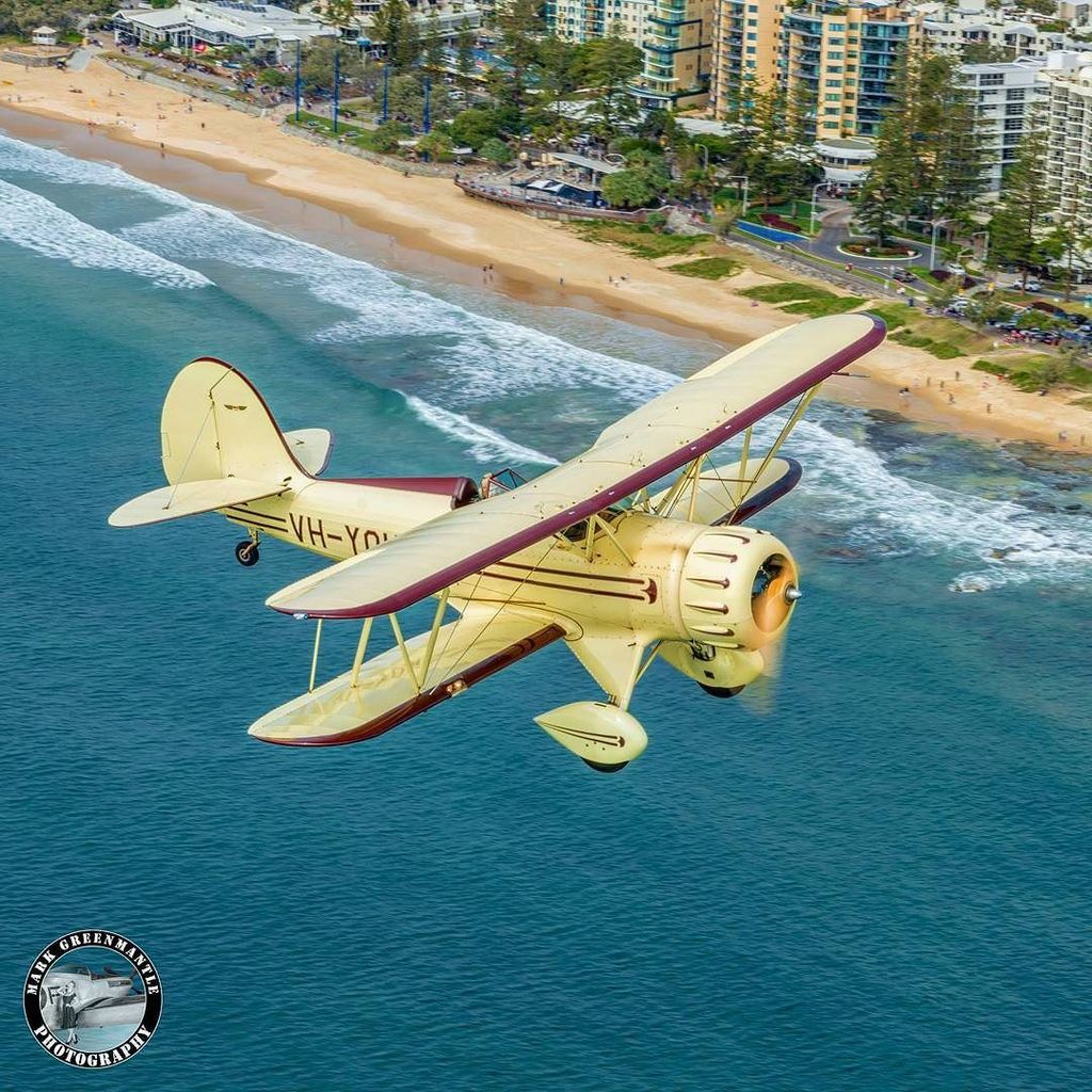 airtoairphotos's tweet photo. @fighterpilot.adventureflights' classic styled Waco three seater biplane over the beach #SunshineCoast #JoyFlights… https://t.co/Nqmf1b5RTF https://t.co/fEth6n3mJH