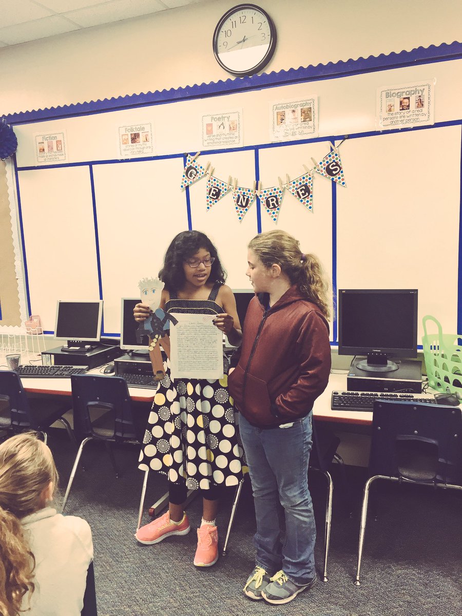hart_reading's tweet photo. Presenting our biography projects today & showing off our writing! #readyfor4thgrade #goingtomissthem #DanielBoone @PowellCISD https://t.co/bnybPMbn6l