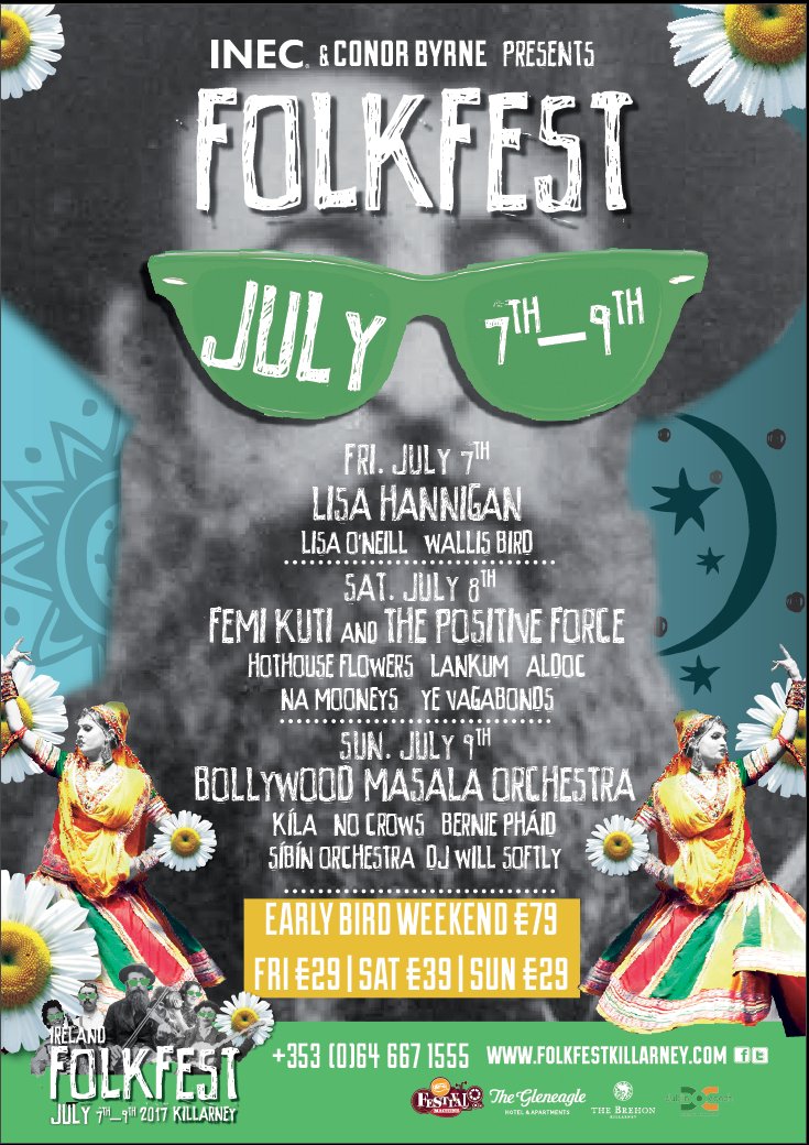 Make your way to <a href="/KillarneyFolk/">Folkfest Killarney</a> with <a href="/DublinCoach1/">Dublin Coach</a> on their M7 express! Straight to Festival HQ! #droppedatthedoor #greenbus