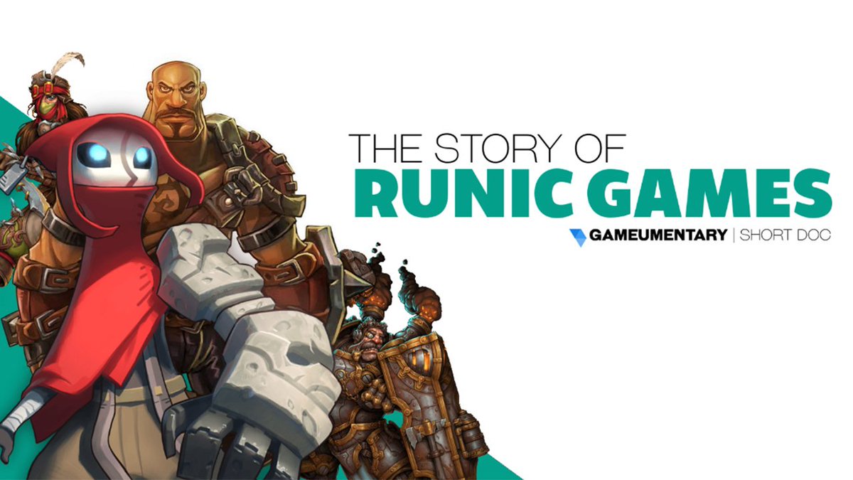 gameumentary's tweet photo. We proudly present to you, The Story of Runic Games - our first short doc film. We hope you enjoy it! https://t.co/B4PQ9GwmDc https://t.co/KCuo2IfkFB