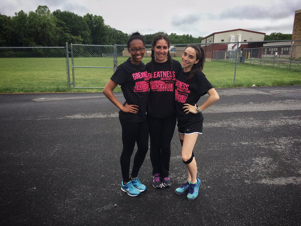 MatawanXCTF's tweet photo. Awesome performances from these seniors at State Sectionals bringing home the gold; Samantha, Amanda, &amp; Dani https://t.co/y6kJZMjVLP