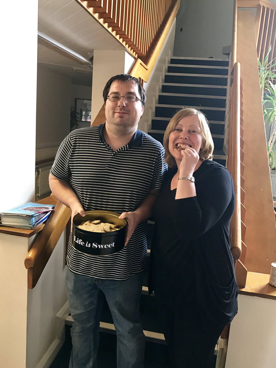 ImpactLiving1's tweet photo. A sweet surprise for staff today baked from one of Impact's very own! Thank You Matt! #LifeIsSweet https://t.co/J9w7OKjewB