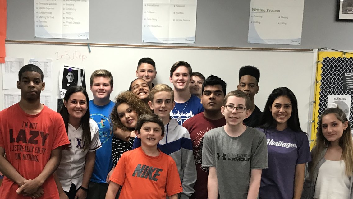 Hickman_English's tweet photo. Can't believe this end of the year thing is already happening. So long 1st period! It's been grand! https://t.co/q1tgLm6aVV