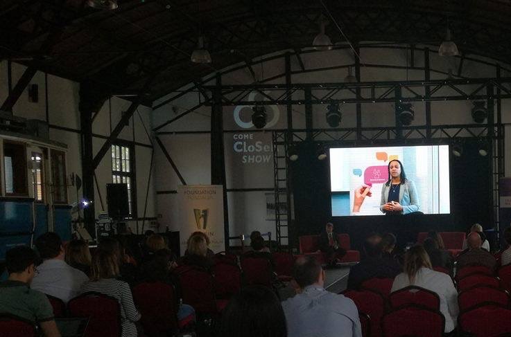 #IAmCapgemini... on the big screen in Poland "joining" their 2nd annual Inclusion event in Krakow.  #ComeCloSeRShow