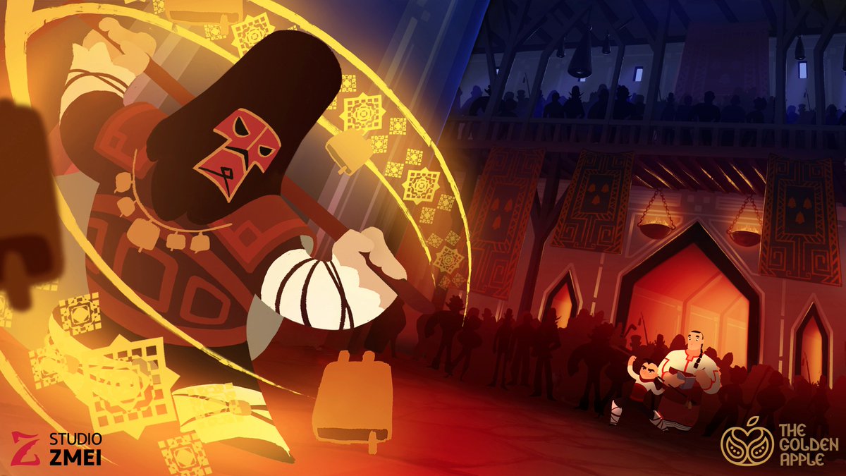 The Kuker warriors school features traditional Balkan #architecture. Check out the project here: igg.me/at/goldenapple #animation #design