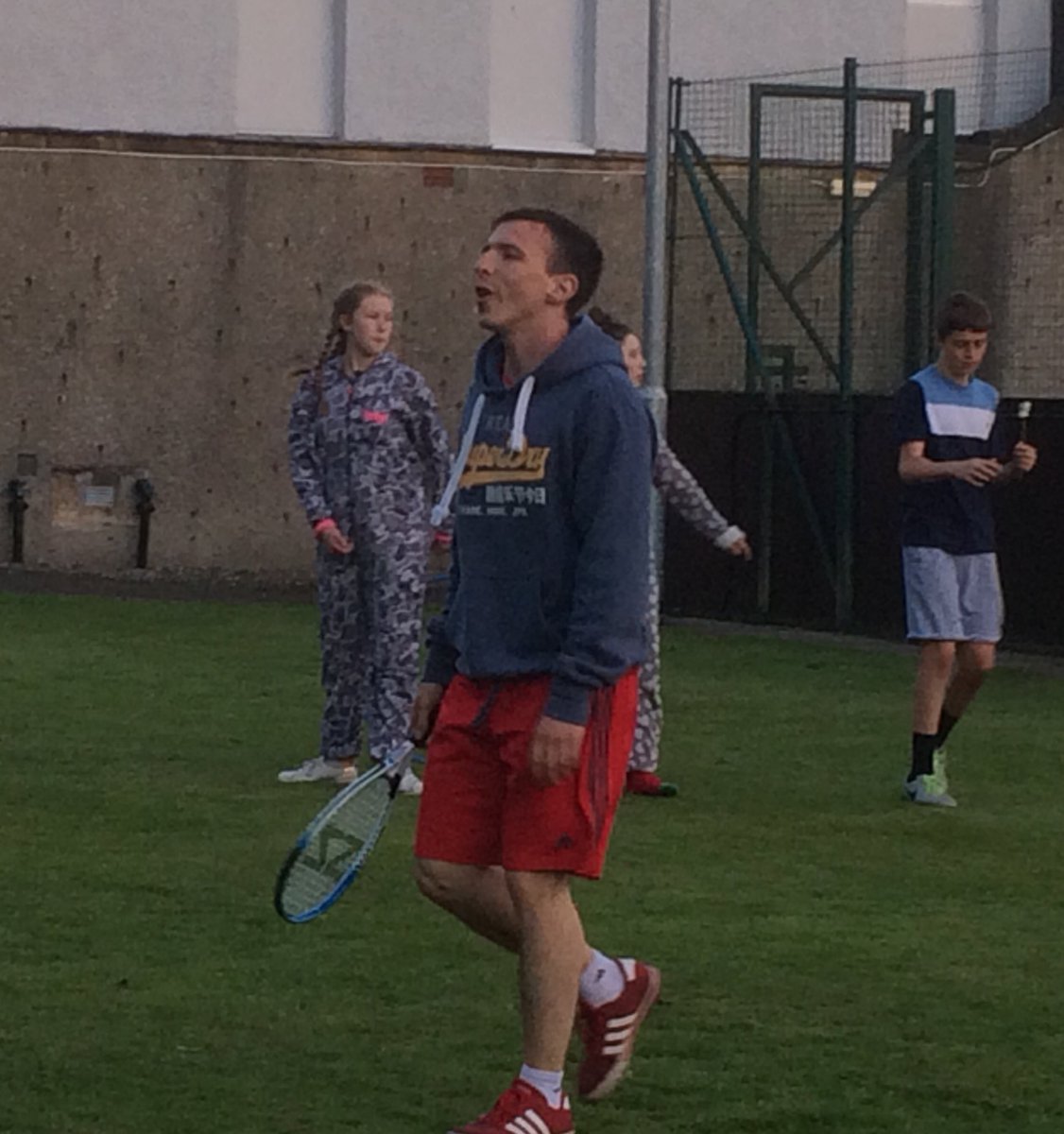 Chilled evening at the G in the Park camp site with  <a href="/GHSDesignTech/">GHSDesign&Technology</a> toasting marshmallows and a game of football or tennis with PC Craig.