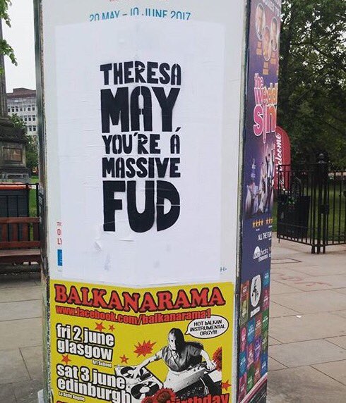 Angry_Thompson's tweet photo. Spotted in Mayfield today...
#GingerSocialism #GE17 https://t.co/aGMvivN55s