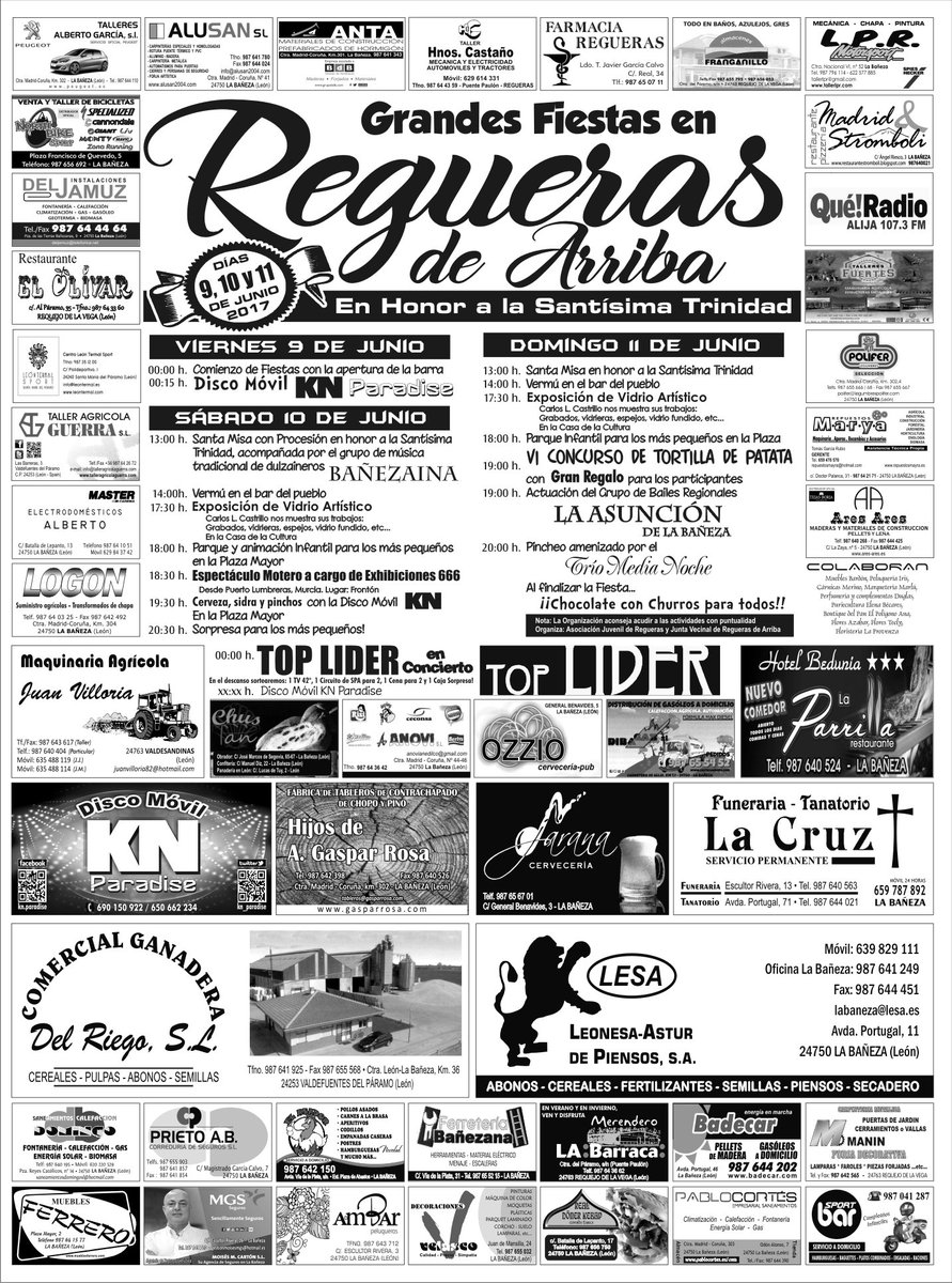 Regueras_01's tweet photo. ¡Fiestas en Regueras de Arriba! Los días 9,10 y 11 de Junio @FiestasDeLeon @kn_paradise @PARTYPUEBLOLEON @Leon_ocio @NuriaLaVoz @efuentet https://t.co/iiAR9Izr13