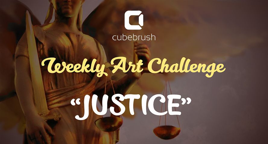 Cubebrush's tweet image. Are you ready for this week&apos;s #CBChallenge &quot;Justice&quot;... buff.ly/2riK695 #cubebrush #communityforums #gamedev #indiedev