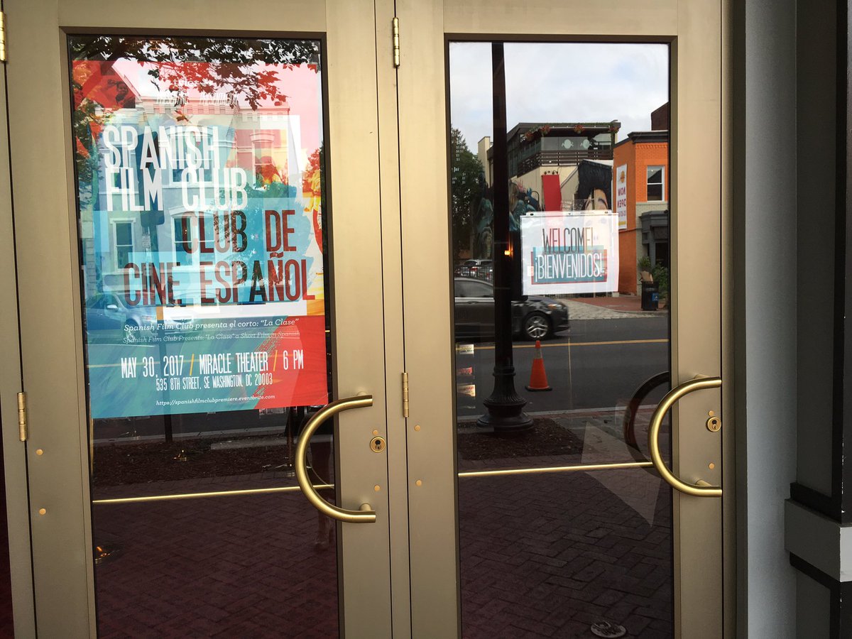 The big day is here! Spanish film club premier @TylerTigersDC waiting for the cast! Nuestros tigres bilingües <a href="/dcpublicschools/">DC Public Schools</a>