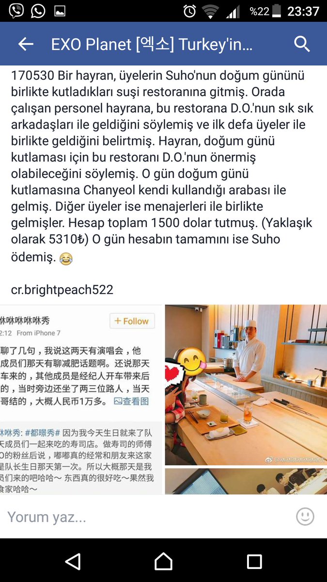 Soobeexo's tweet photo. Hesbı Suho' nun ödediğini ögrenene kadadar iyiydi 😂😂LOL
Fırsatçılaar 😘
Peppero reklamı gerçek olmuş meğer^^
#HappySuhoDay
#Defbama2017_EXO https://t.co/tbT8ZPo99O