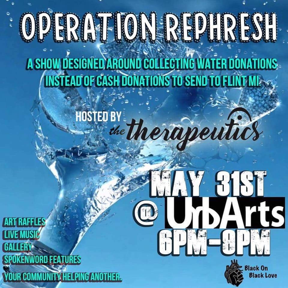 Tomorrow Night: Let's "Rephresh" #Flint and enjoy the good vibes at <a href="/UrbArts/">UrbArts</a> #PowerUpOnEm