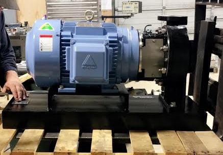 teslapumps's tweet photo. Here are some pictures of the 8" Tesla Disk™ close coupled pump that left today to go to it's final destination in a plants' brine unit. https://t.co/9K4Dn7arSg
