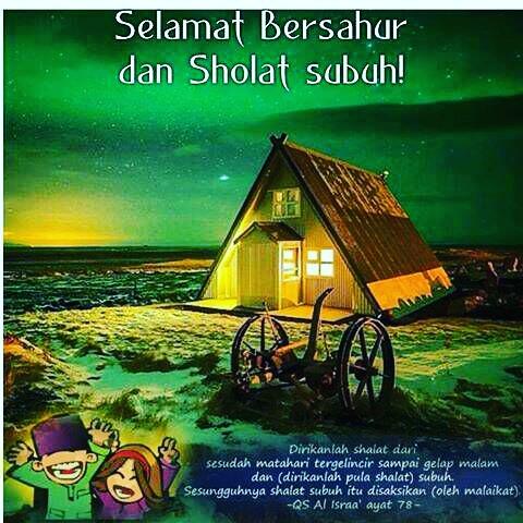 Salam subuh sahur salam Sahur dan