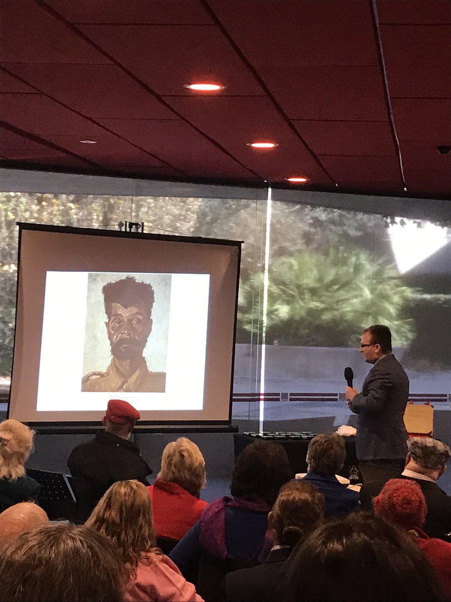 somalley3's tweet photo. .@Emergency_Life showcasing a painting of the first Australian digger and German held POW @IndigenousANZAC #helpidentify #findtheoriginal https://t.co/fzL24EIz8p