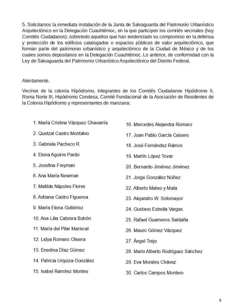 Solidaridad de <a href="/RomaNorte3/">Roma Norte</a> Hipódromo Condesa e Hipódromo II con <a href="/ColHipodromo1/">ORGANIZACIÓN CIUDADANA HIPÓDROMO</a> y vecinos q fueron agredidos en manifestación pacífica Parte3