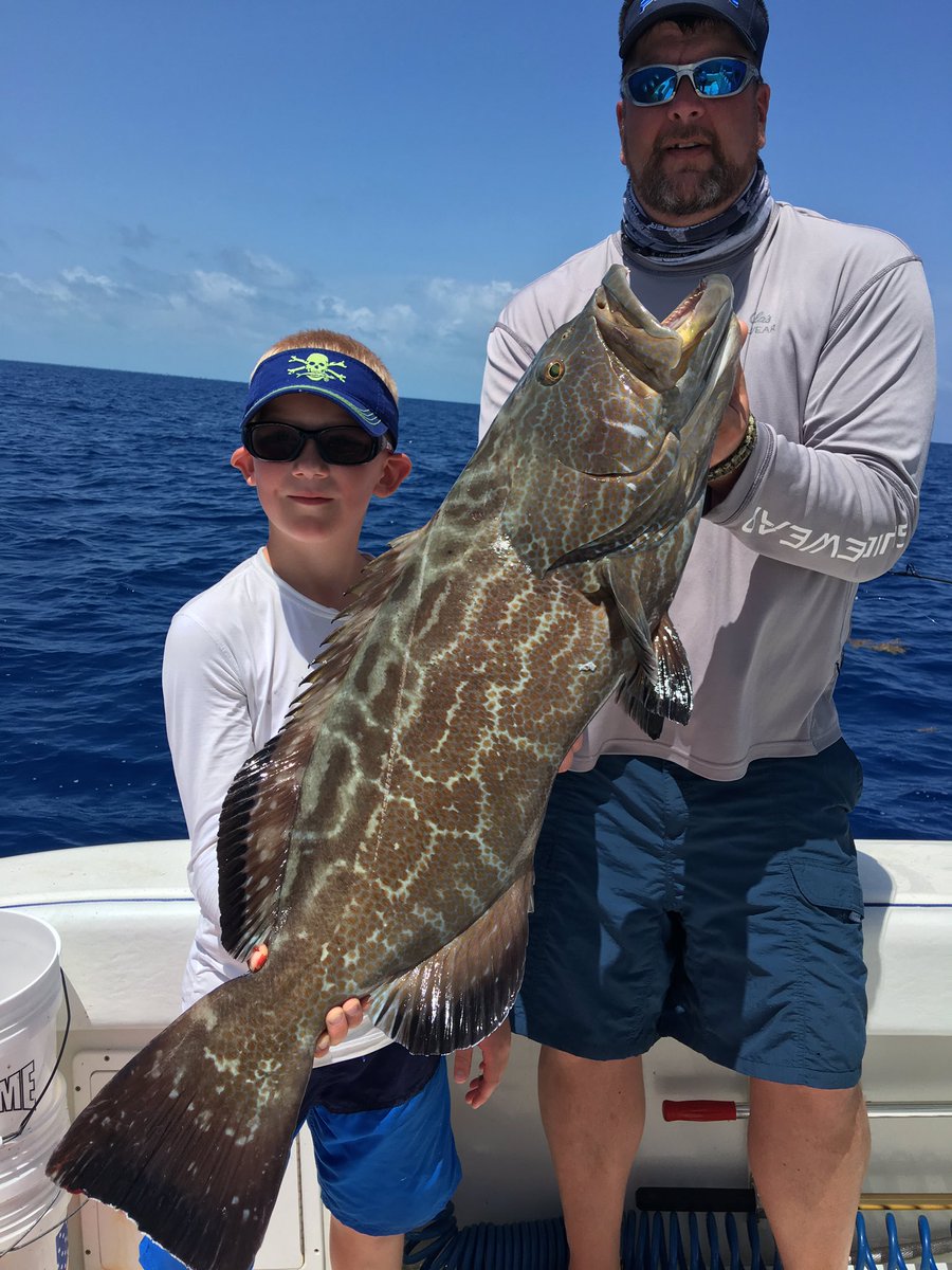 Twoconchs's tweet photo. Big black grouper for dinner today aboard the Two Conchs 2 out of @HawksCayResort #twoconchs2 #hawkscayresort #twoconchs https://t.co/irV0qpn3NM