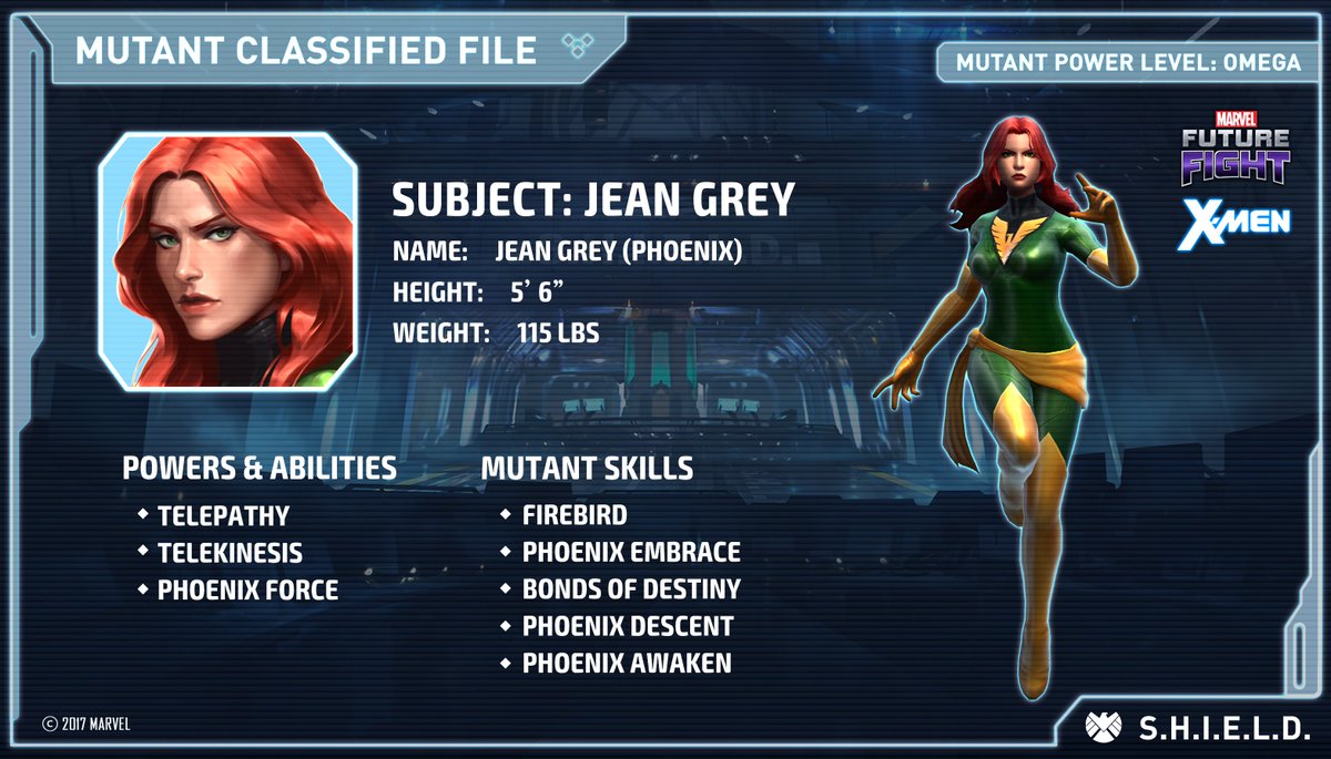 As an omega level telepath, Jean Grey wields incredible power. We should keep a close watch on her.