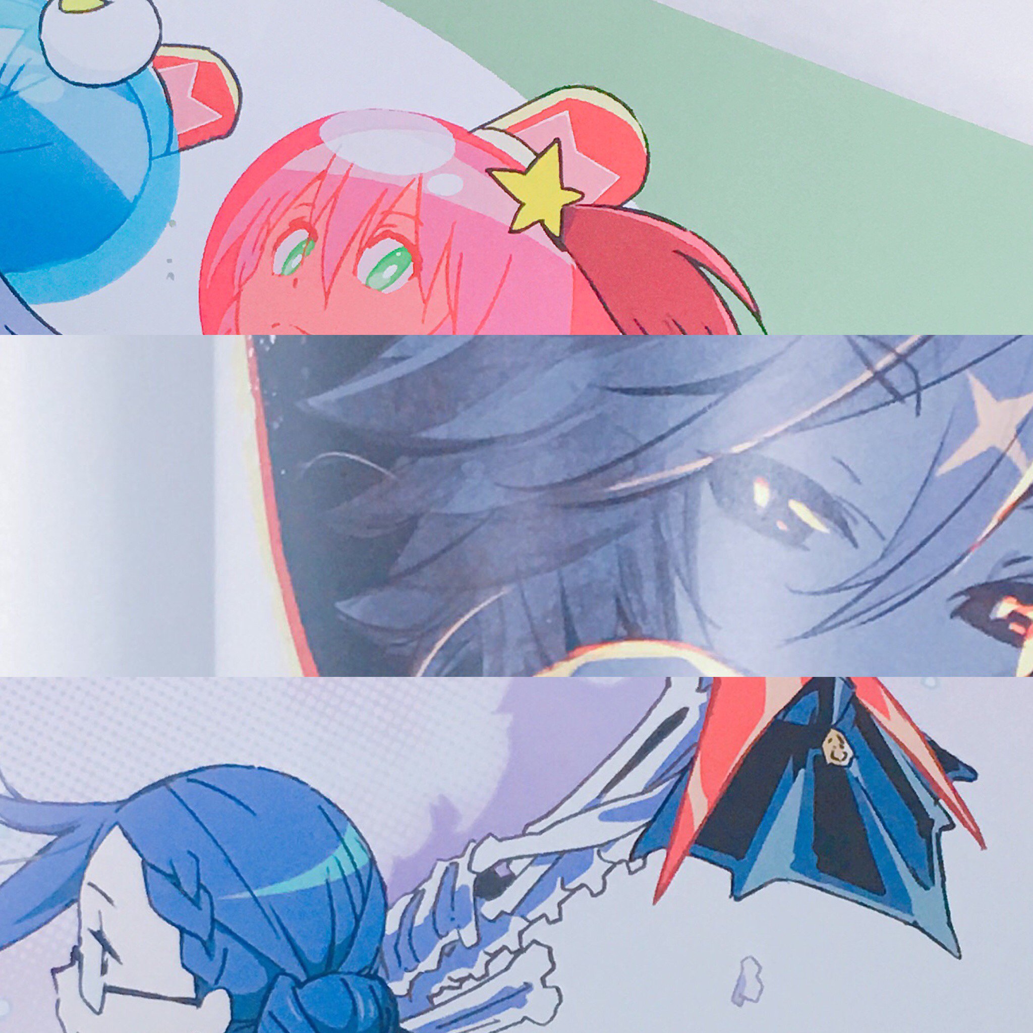 若林広海 こだわりポイント 3名の超豪華 ゲストイラストページ 我らがアニキ 鶴巻和哉監督によるルル子 Amp ミドリ スーパーデザイナー コヤマシゲトさんによる普通のノヴァくん 正義の下ネタ警察 雨っち第二監督による本部長 Amp 秘書 最高