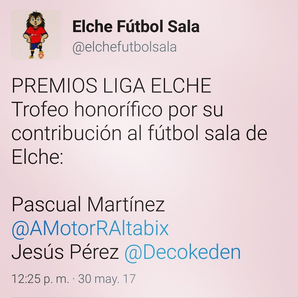 lindeilicitano's tweet photo. Enhorabuena a mi compañero de esta temp.
Don.Pascual Martinez.
A sido un placer aprender y compartir!!
#aprenderdelosmayoresestodounlujo https://t.co/wSsCBQZXoW
