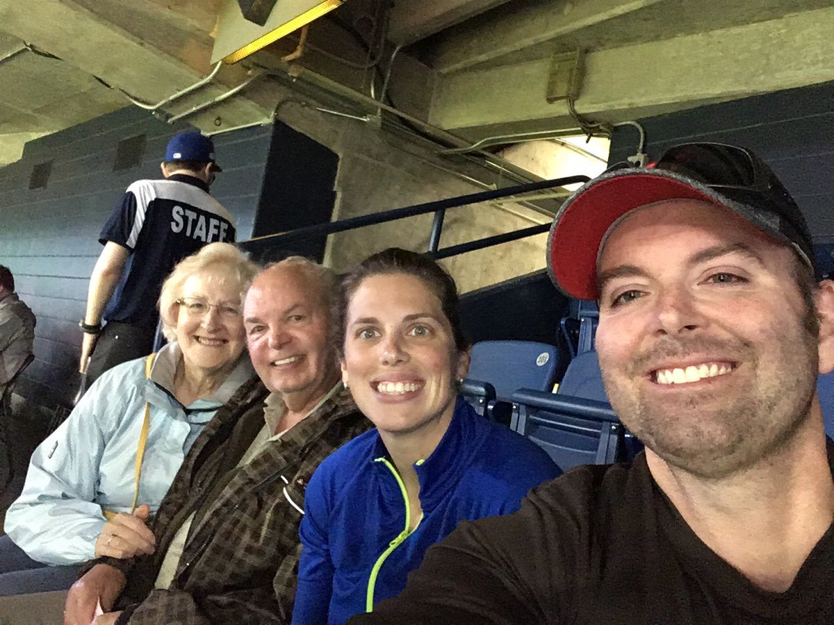 Engle5209's tweet photo. First Blue Jays Game! #LetsRISE https://t.co/25gJWSgRNS