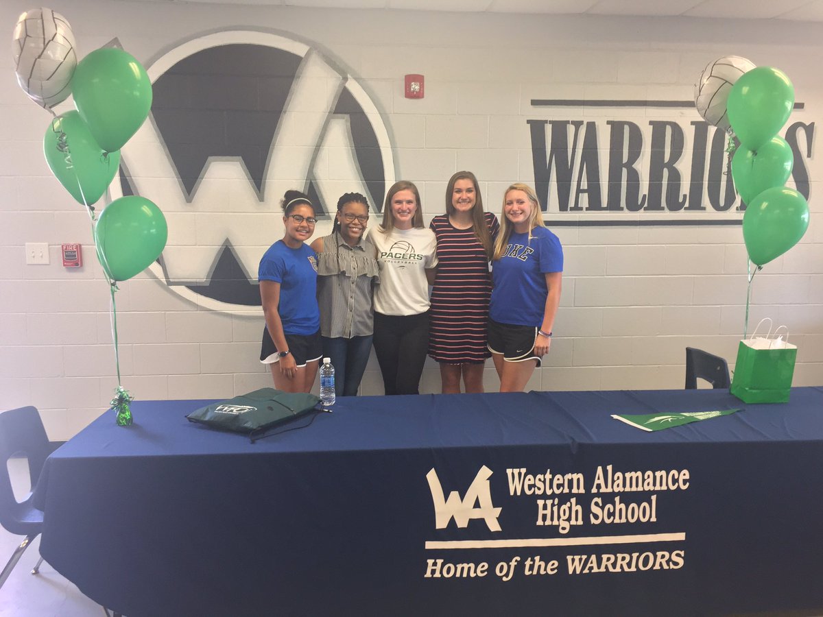 WAladyhoops's tweet photo. Stout's signing for volleyball with WPU! https://t.co/L2XgplqvEC