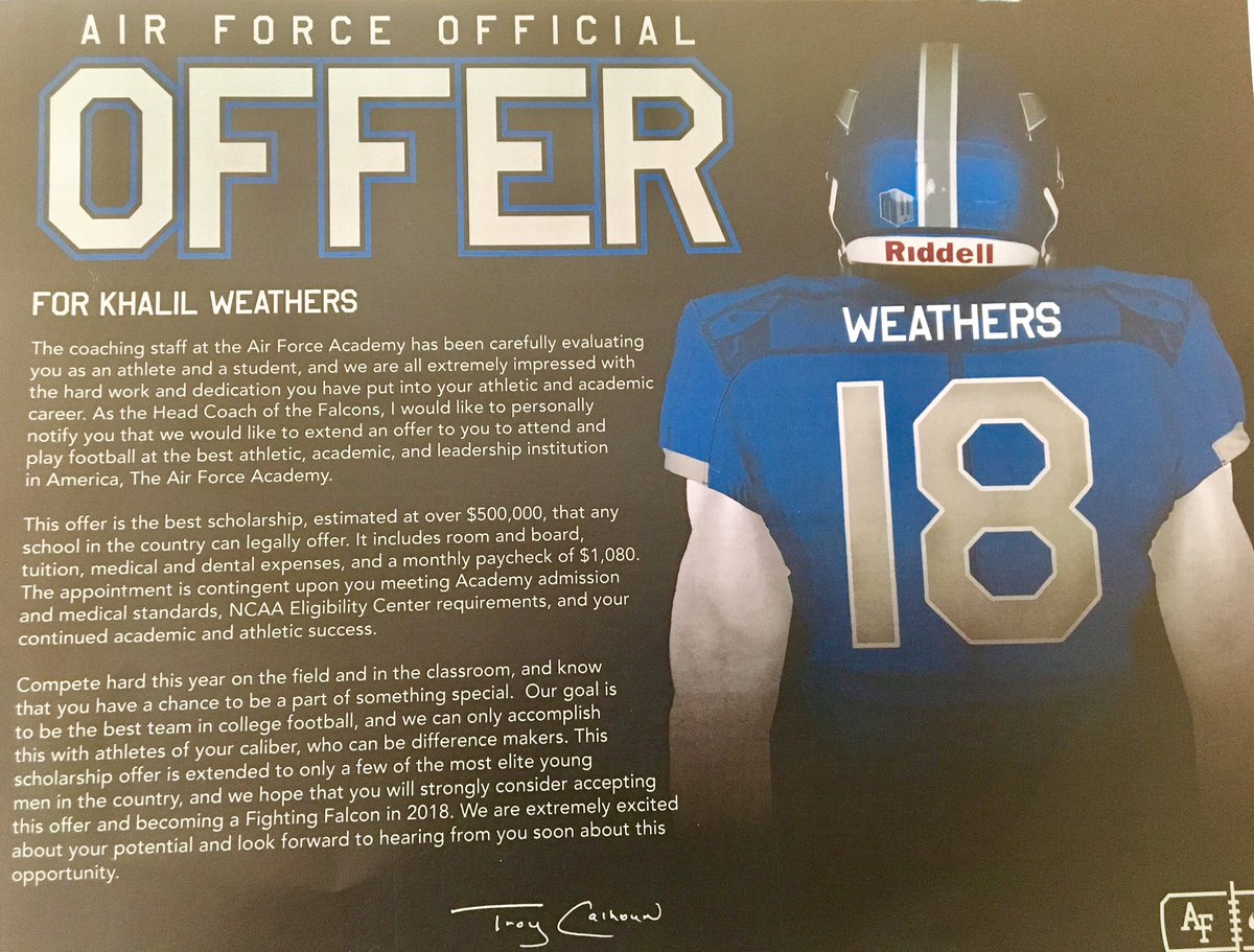Finesiin_Guap's tweet photo. Very blessed &amp; excited to announce that I've received my 16th Division 1 offer from Air Force❗️ #boltbrother #powerofblue #letsfly #airforce https://t.co/G14WKrpzZA