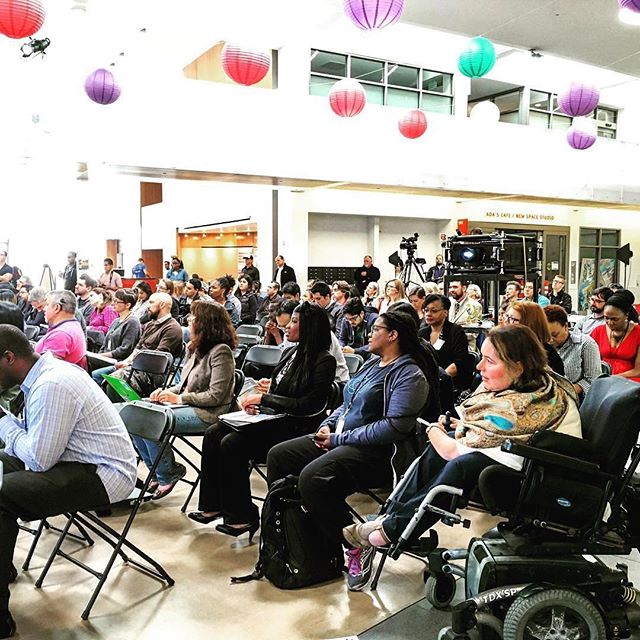 techinclusionco's tweet photo. That time we hosted Ability In Tech! - Packed house at the #AbilityInTech Summit #diversityintech #techinclusion #accessibility https://t.co/UAiHnIYdq3