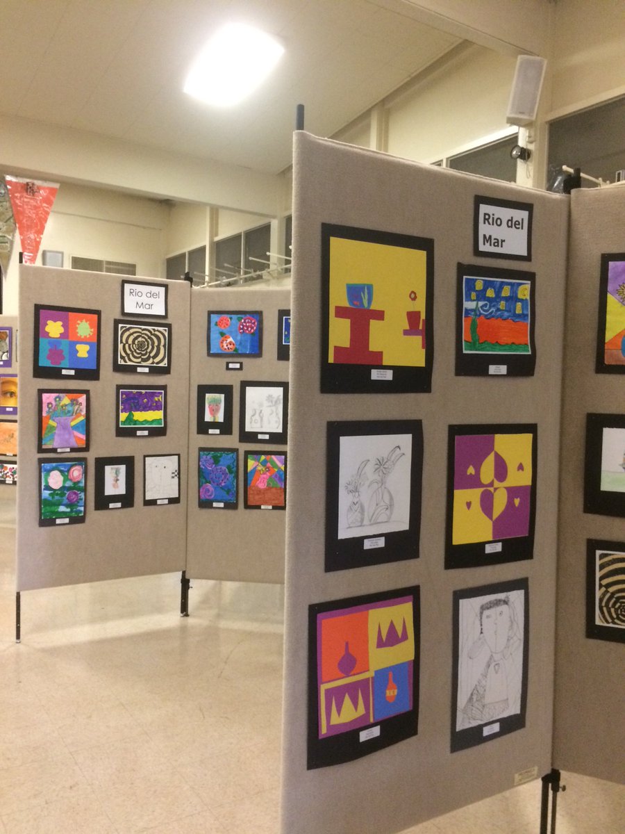 LauraHendrixArt's tweet photo. My students creations on exhibit during Rio District Art Show!!!! https://t.co/oKRekuC2om