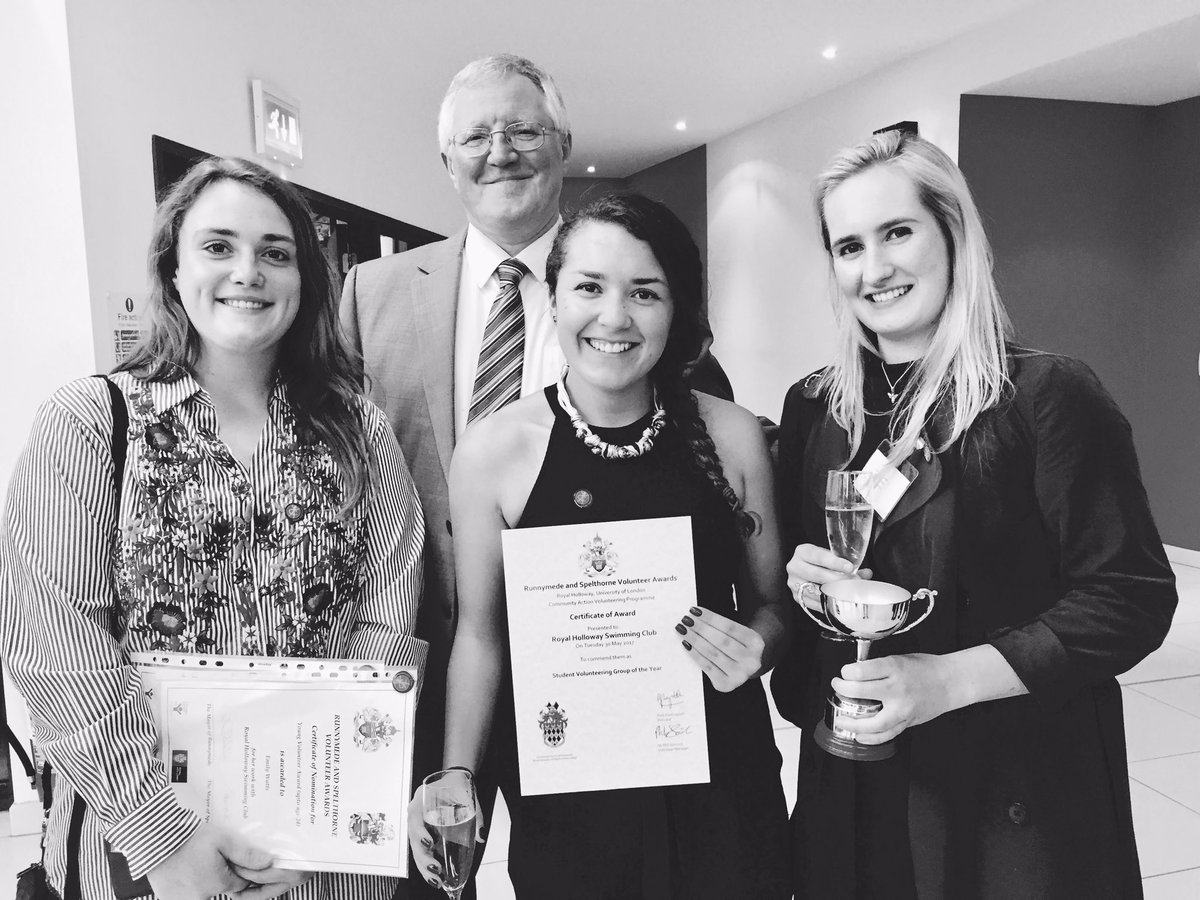 RH_Swim's tweet photo. Fantastic to win Student Volunteering Group of the Year! @RHUL_CommAction @SURHUL @RHULPrincipal https://t.co/q6ELJShPf7