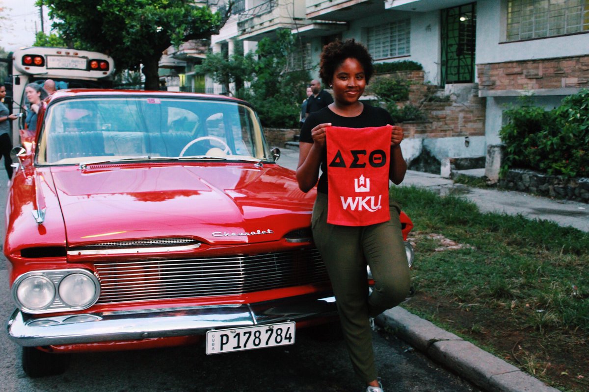 Soror Ambriehl is back abroad this time in Cuba studying Art History and Photography #InternationalAwareness