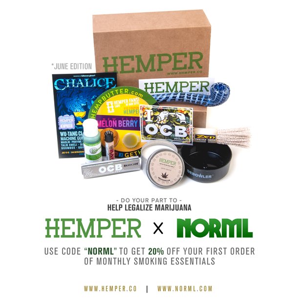 VANORML's tweet photo. Save 20% on @hemperbox boxes &amp; micro shop w code "NORML" &amp; a portion of each sale helps @NORML reform marijuana laws in your state! https://t.co/wgXufJKaFp