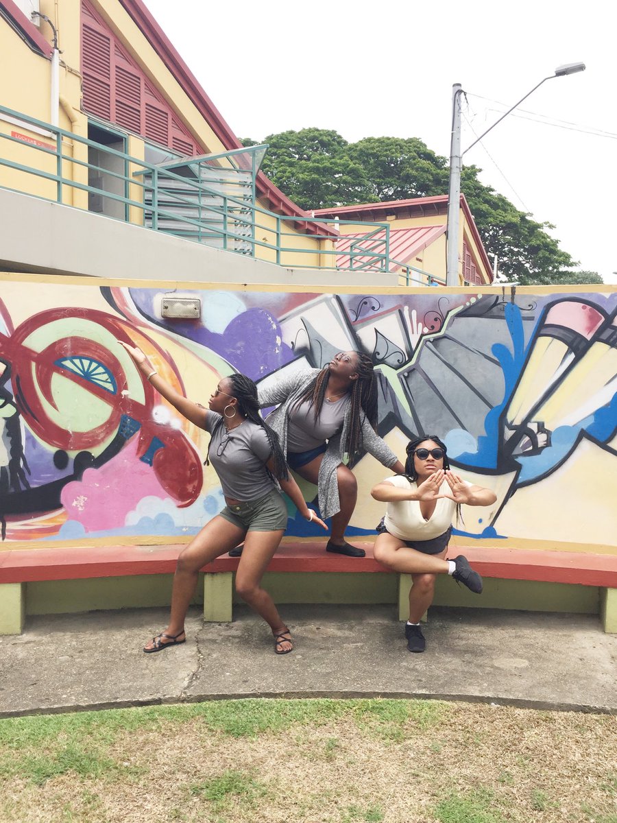 Sorors Alana, Alexia and Alesis enjoying the sun in Trinidad! What do you have planned for the summer? #InternationalAwareness