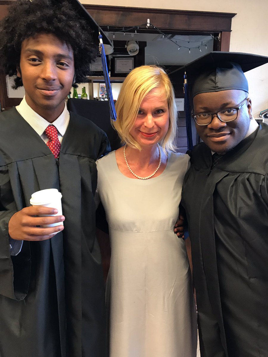 TateLibrary's tweet image. Tate graduates appreciate Ms. Uli! #tateisgr8!