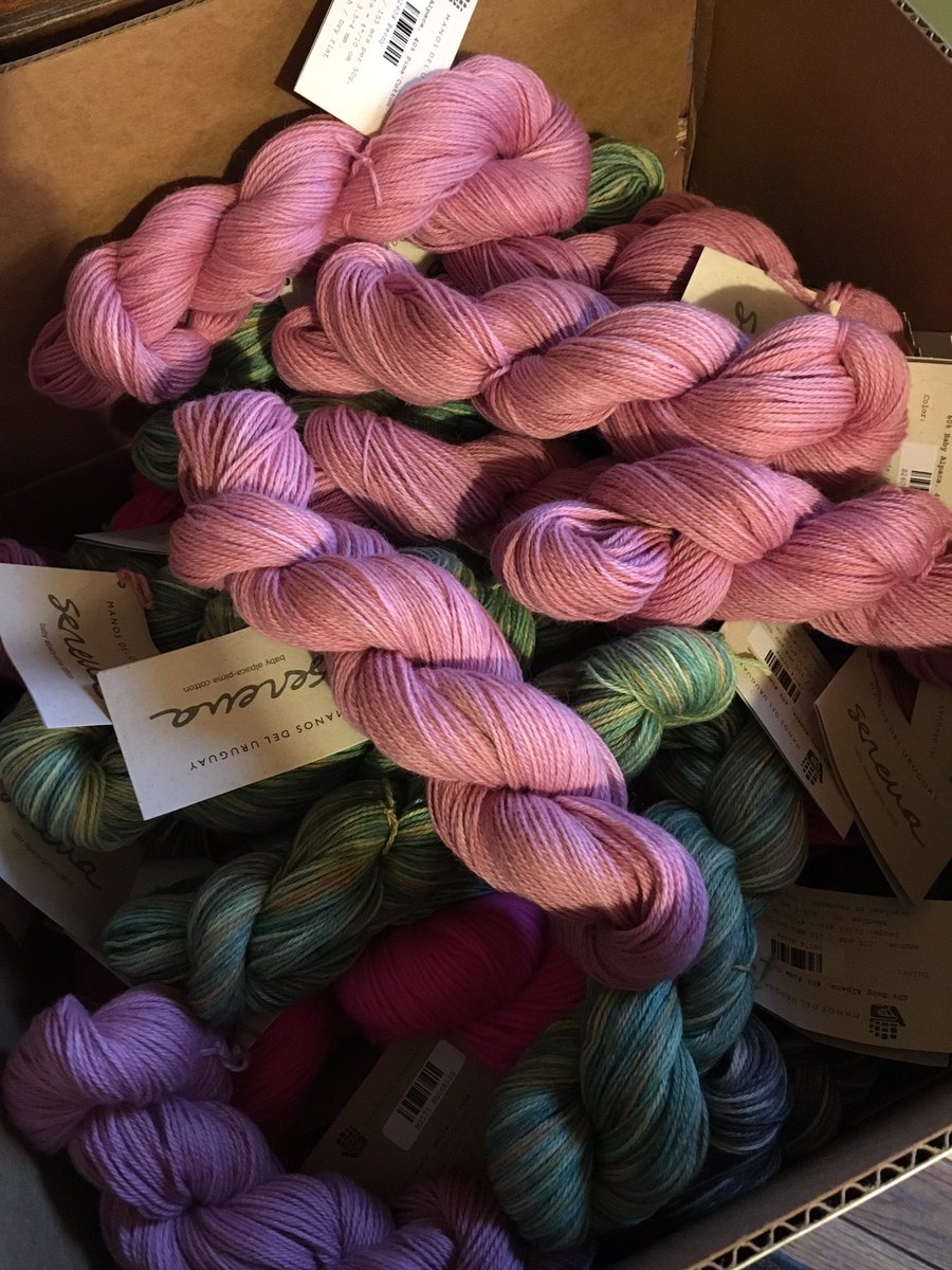 FrogItYarns's tweet photo. Lovelies from @squooshfiber , @ManosYarns , and @TheFibreCompany have arrived for the shop 😍😍 https://t.co/GJ3i2JQ0em