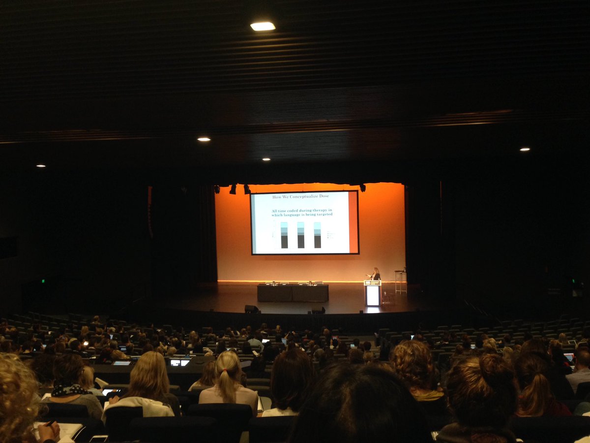 agland86's tweet photo. @57Justice is giving the audience a great #dose of #knowledge and #foodforthought during her keynote at #SPAConf #slpeeps #slp2b https://t.co/c2uk2ugvrw