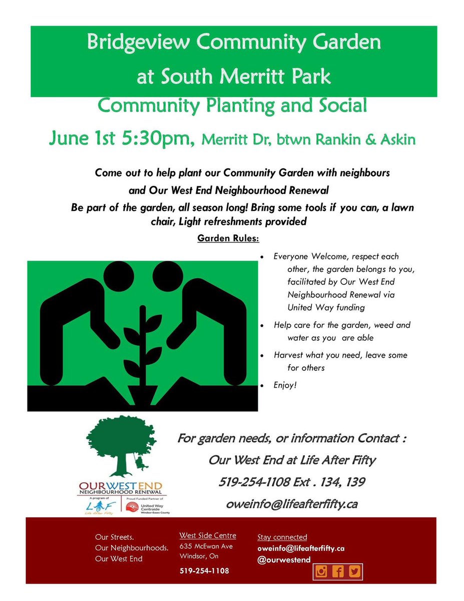 WestWindsorArt's tweet photo. Hey #yqg and West Windsor! Interested in #communitygardens? Come be a part of our planting night this Thursday! https://t.co/nl5E3ecXe9