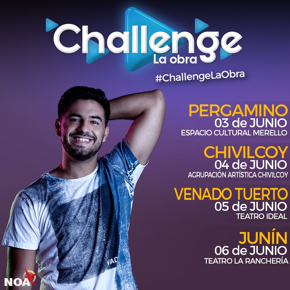 ChallengeLaObra's tweet photo. Luego de las hermosas primeras dos funciones, ¡SEGUIMOS DE GIRA! 
¿Donde te vemos? https://t.co/eURKKQhBT8