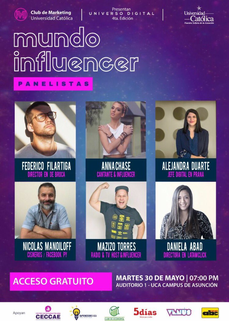 AlmaBiglia's tweet photo. #UniversoDigital #MundoInfluencer #MktUca 🙌🏽👌🏼 https://t.co/Hzbw8PZeVs