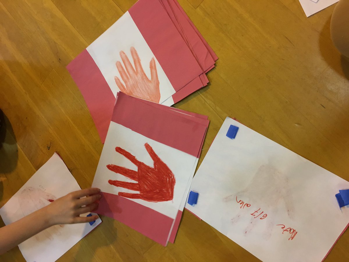 planningperks's tweet photo. We're prepping for our #canada150 assembly tomorrow - we are assembly leaders! #4thchat #TLIM https://t.co/vauFq0iHZo