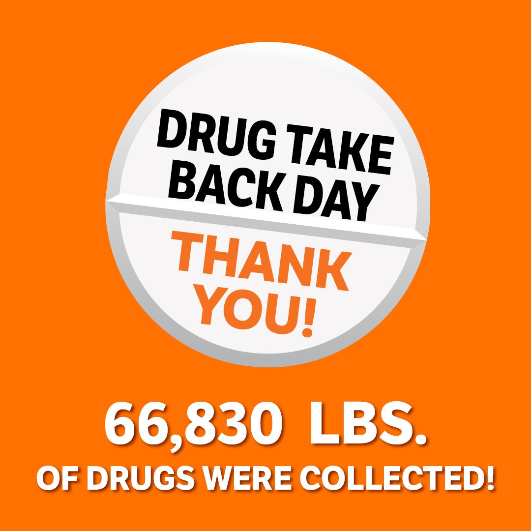 Great job Wisconsin agencies for taking part of this and making our state #3 in taking back drugs! #Doseofreality #Drugtakeback #Police