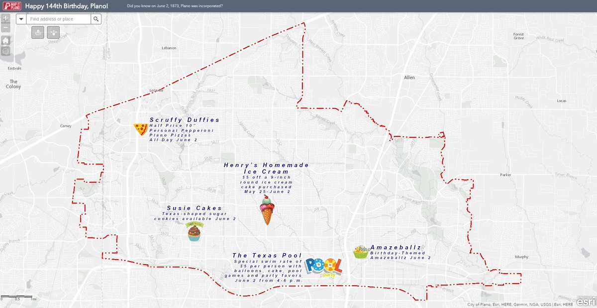 To celebrate our 144th birthday on June 2, these local businesses have created birthday treats for you to enjoy. arcg.is/2qC0UnL