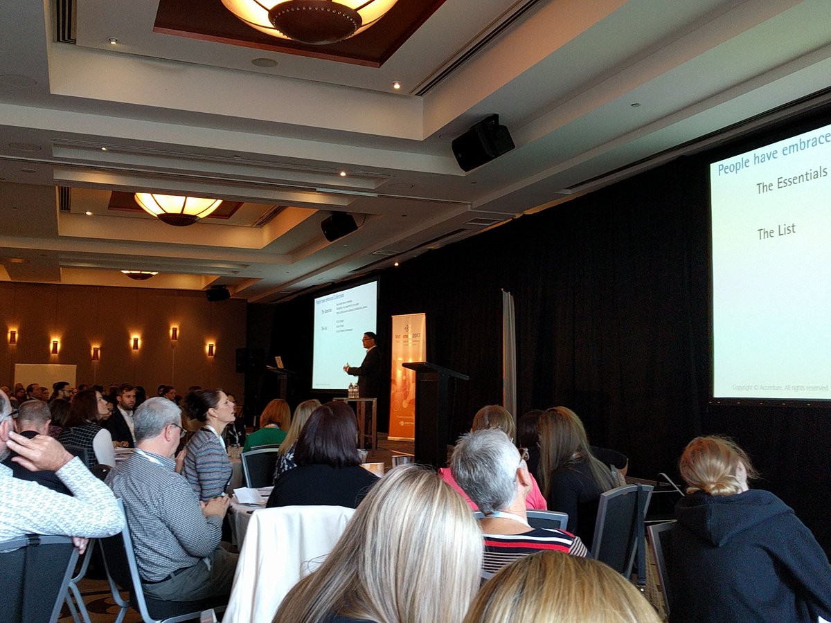 maish's tweet photo. Brilliant demo of Pinterest type content curation for the Accenture intranet by @ThomasHsuACN 
#Intranets2017 https://t.co/Y1UQDRs6vo