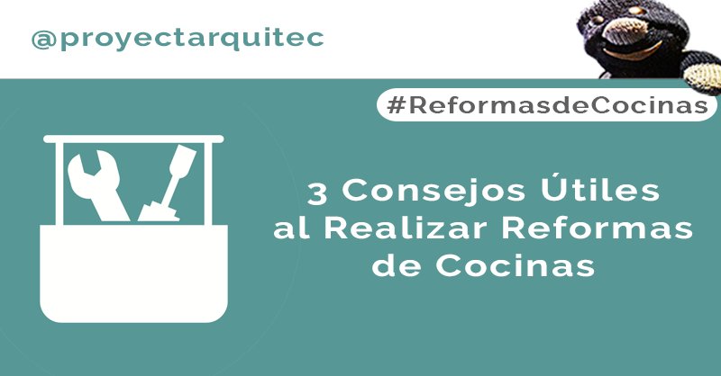 proyectarquitec's tweet photo. ¿Estás pensando reformar tu cocina? @proyectarquitec te da 3 consejos que te pueden ayudar. 🛠 #ReformasdeCocinas 

📌 https://t.co/RrIMz6wsk7 https://t.co/Kvn2PJZqBN